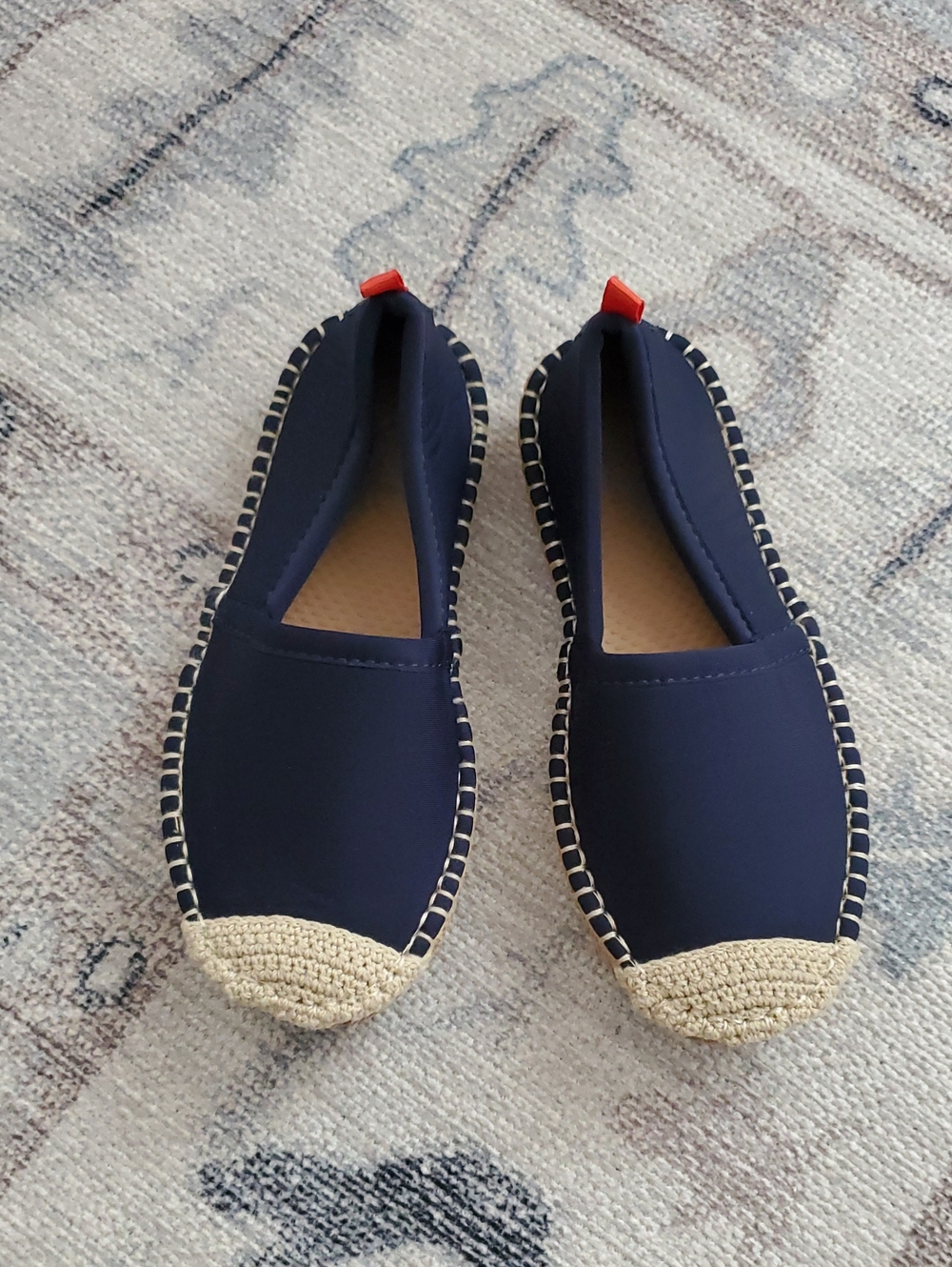 Sea Star Navy Beachwear Beachcomber Espadrille Shoes Kids Sz12